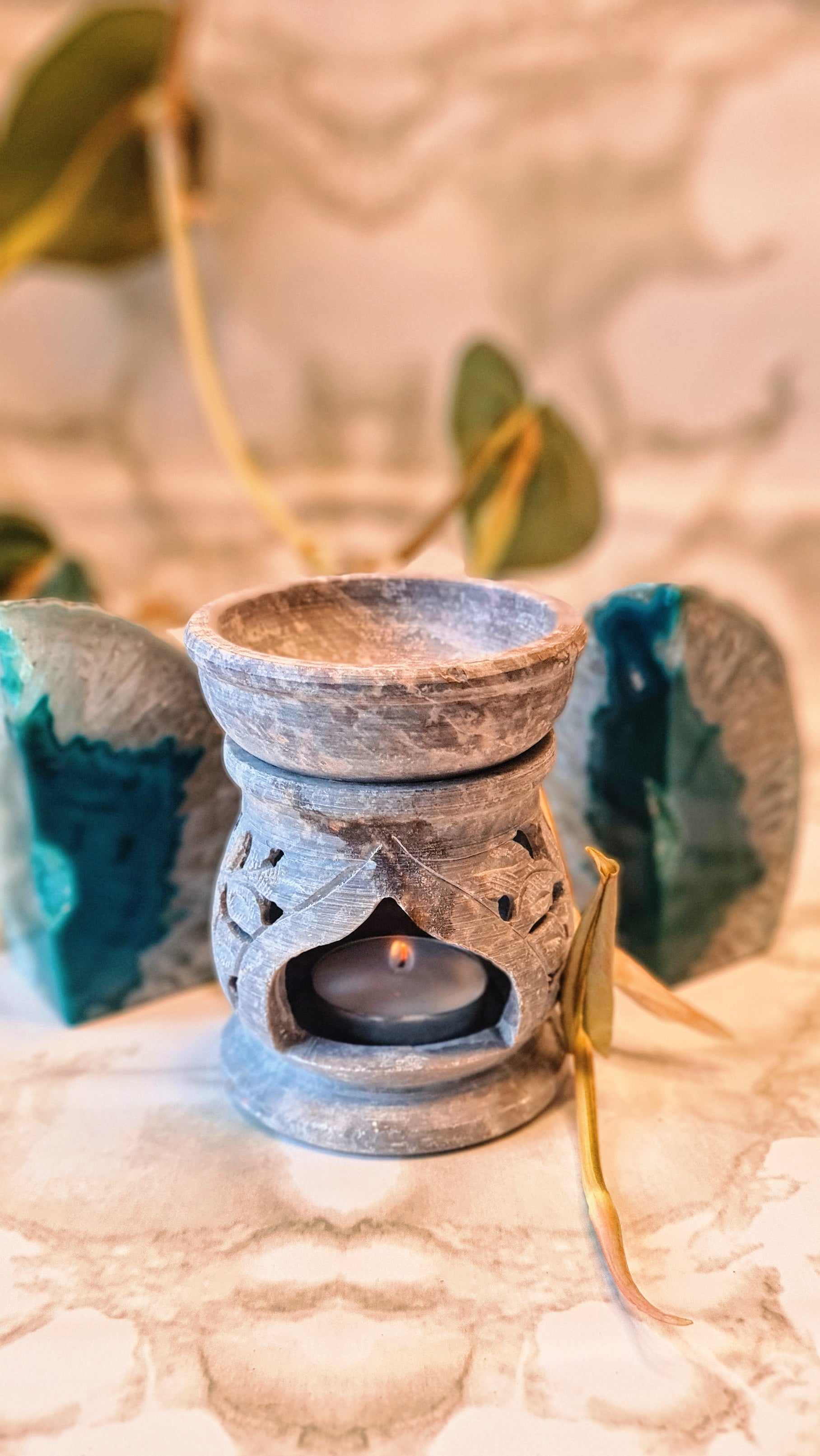 Soapstone Oil Burner